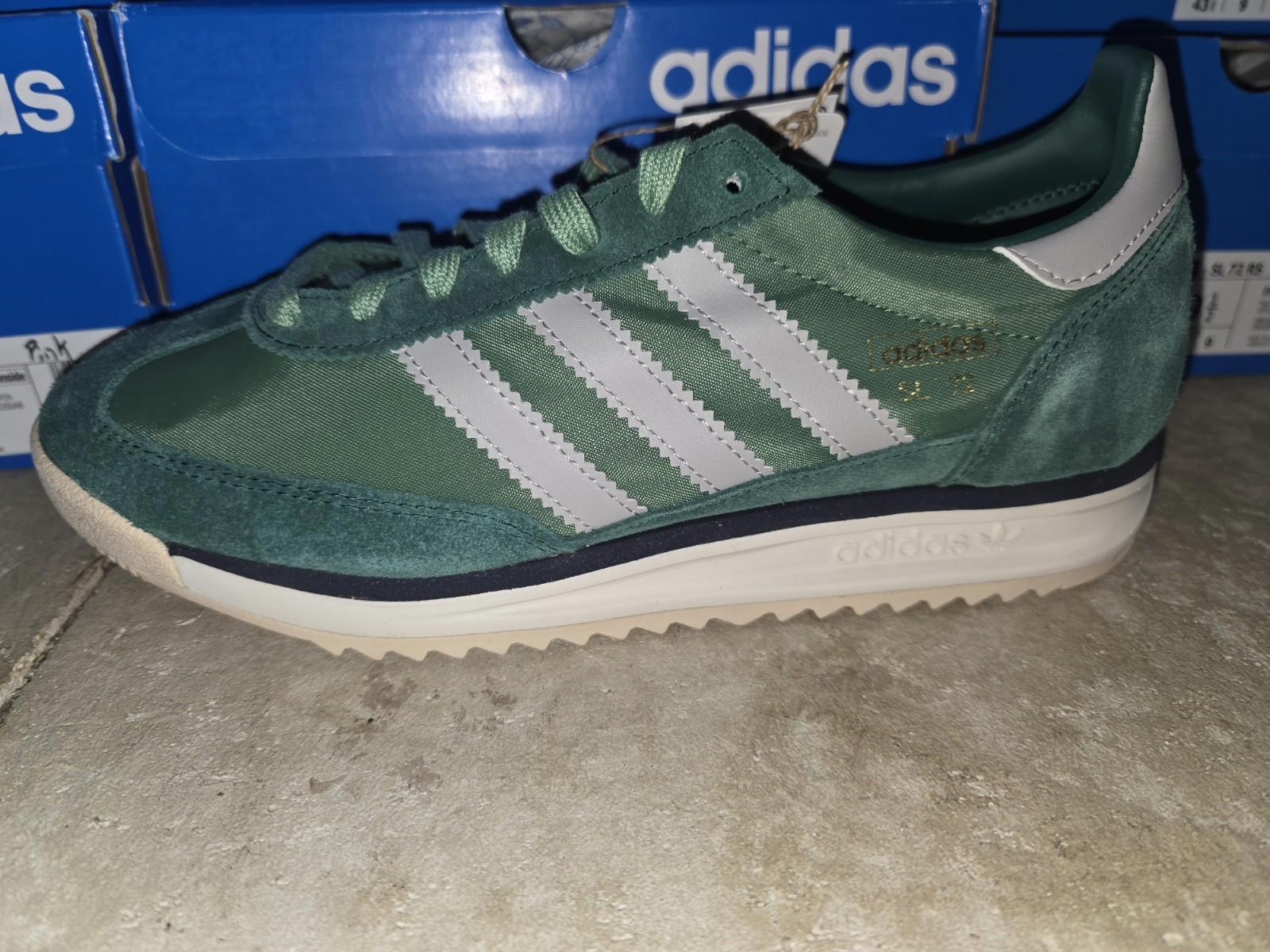 Men’s Adidas Originals SL 72 RS Size 7.5 Green
