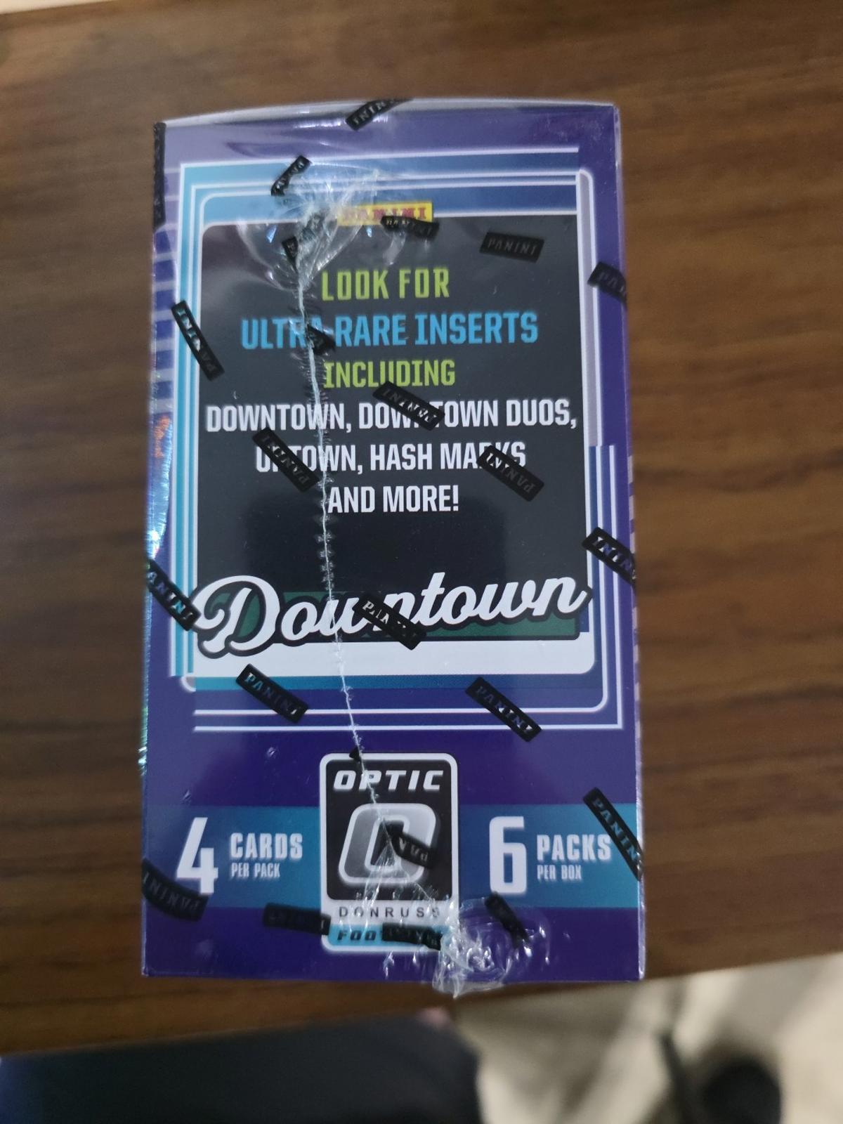 2025 Panini Donruss Optic Football Factory Sealed 6 Pack Blaster Box 24 Cards