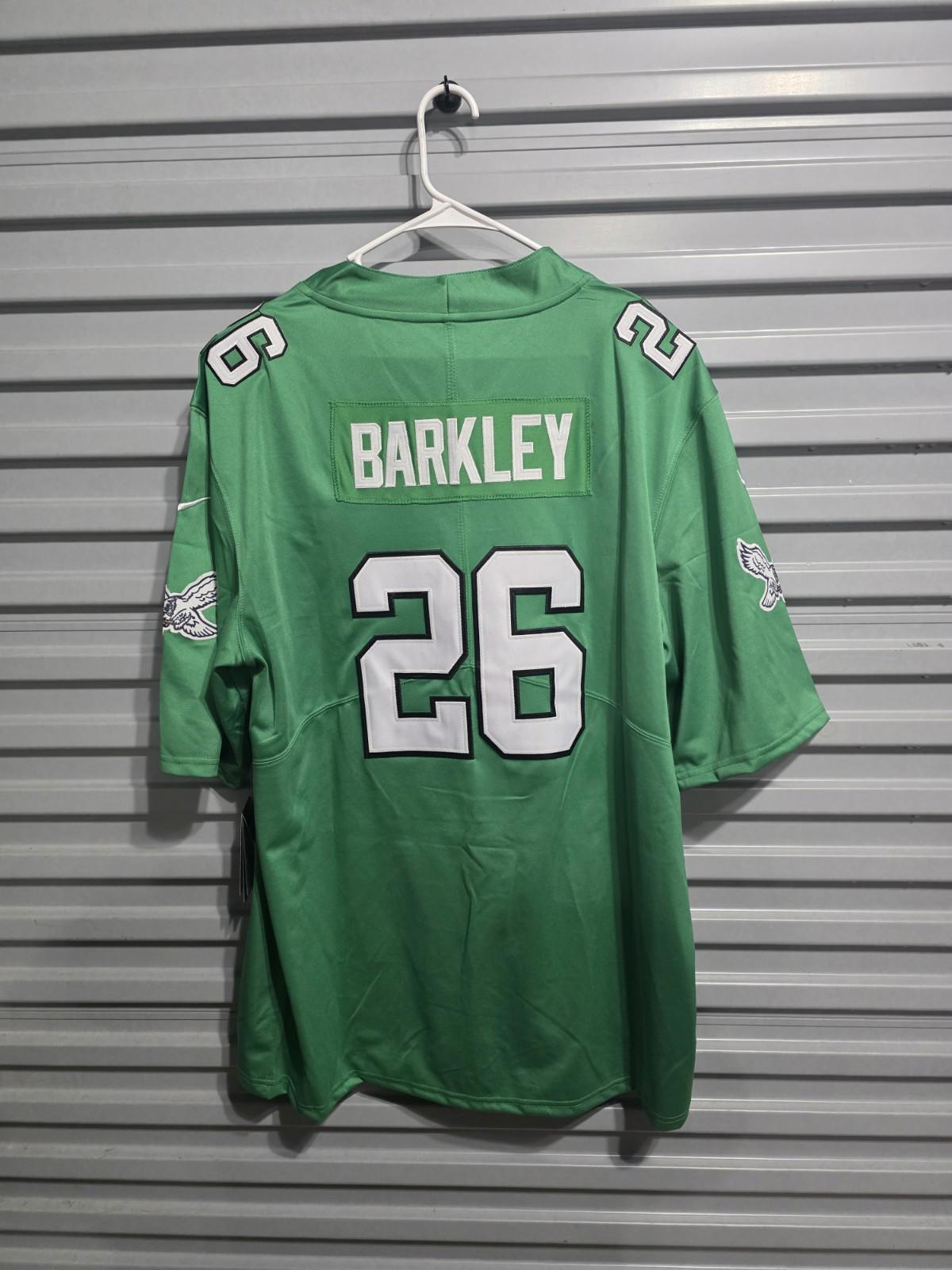 Nike Philadelphia Eagles XL On Field Saquon Barkley Jersey Kelly Green