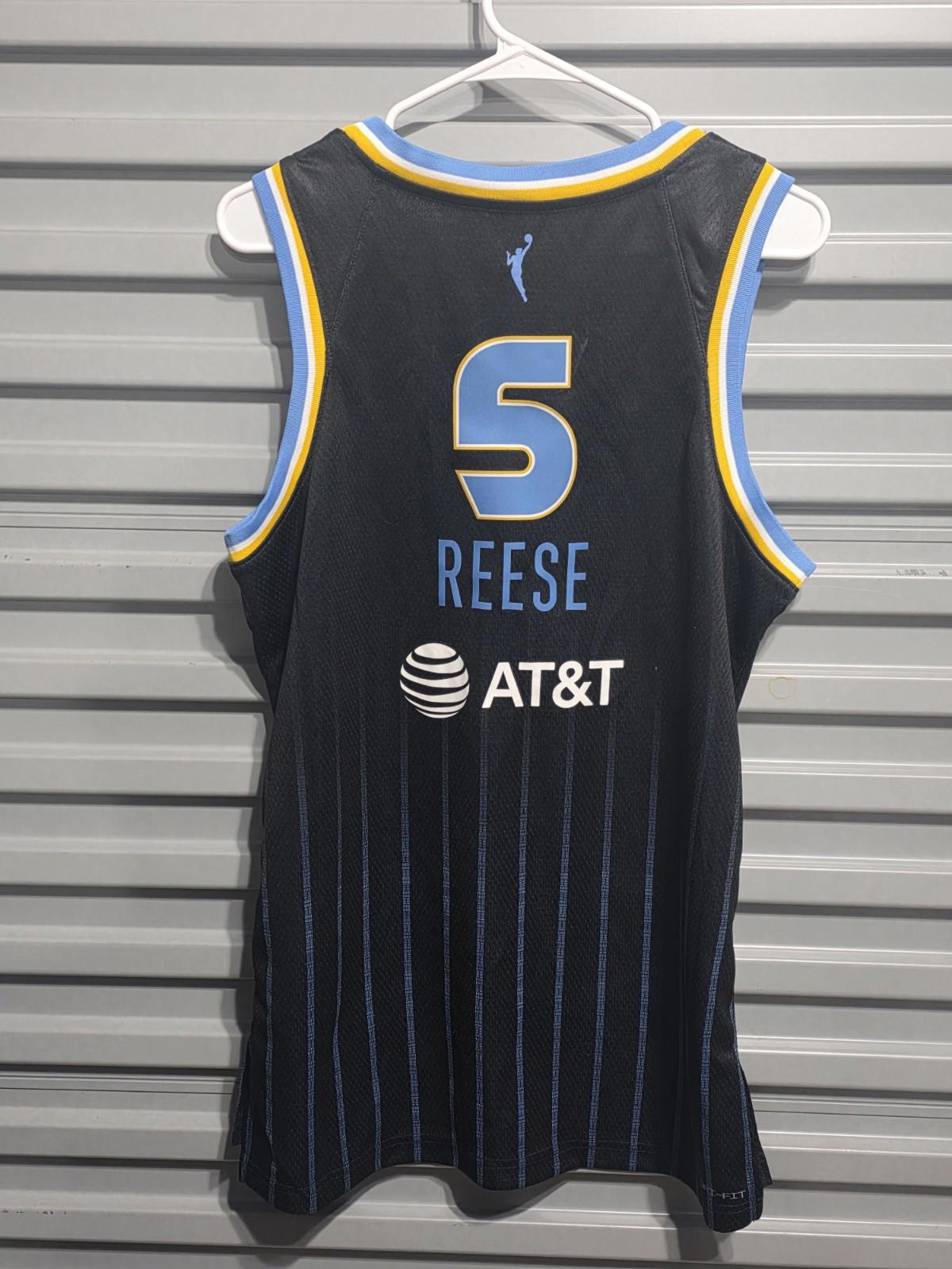 Nike Angel Reese WNBA Chicago Sky Adult 2XL #5 Explorer Jersey Authentic