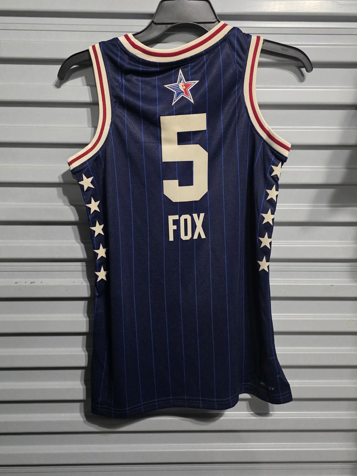 De’Aaron Fox Authentic Jordan 73rd NBA All Star Edition Swingman Xsmall Jersey