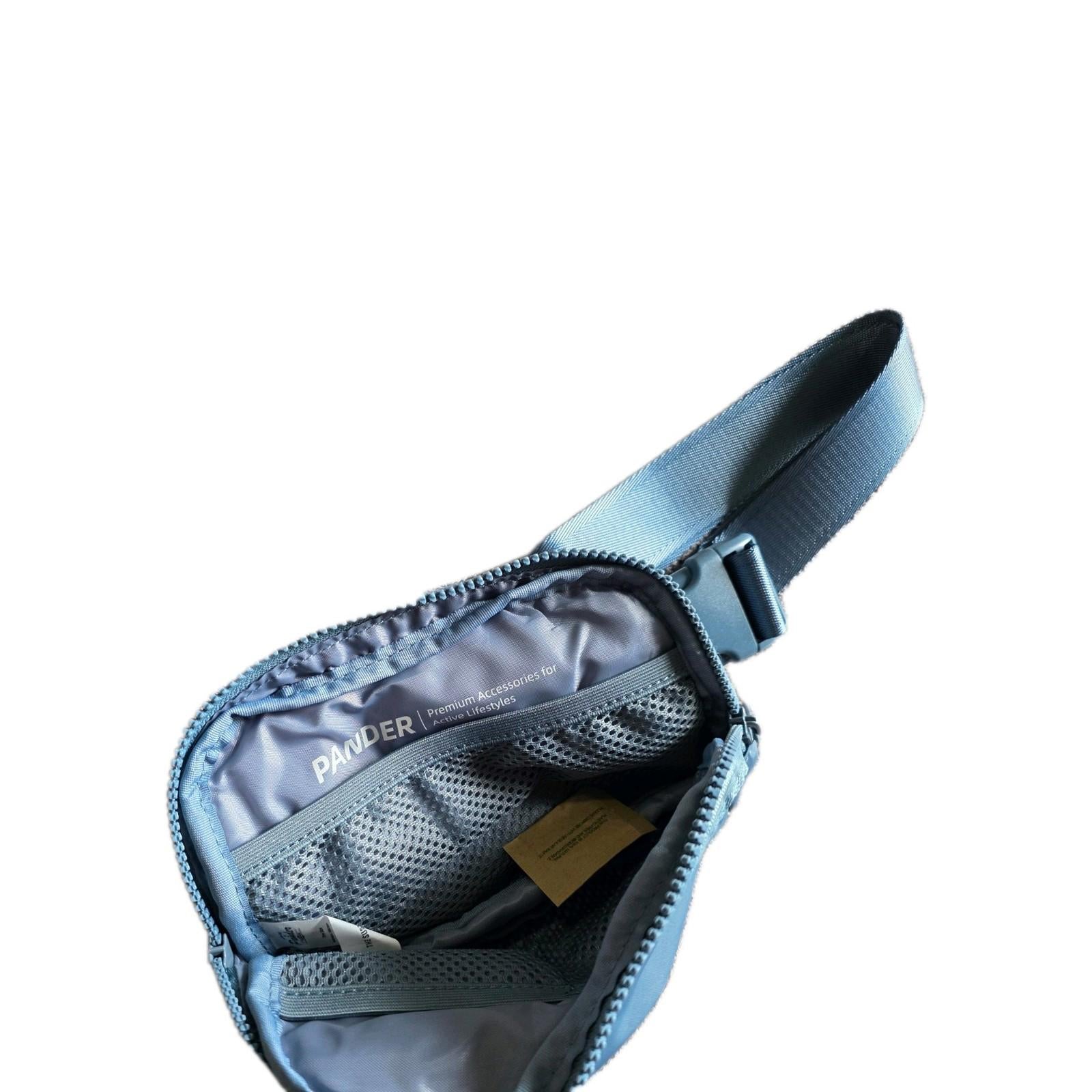 Pander Belt Bag Blue Crossbody Fanny Pack Travel Waist Pouch New in Bag