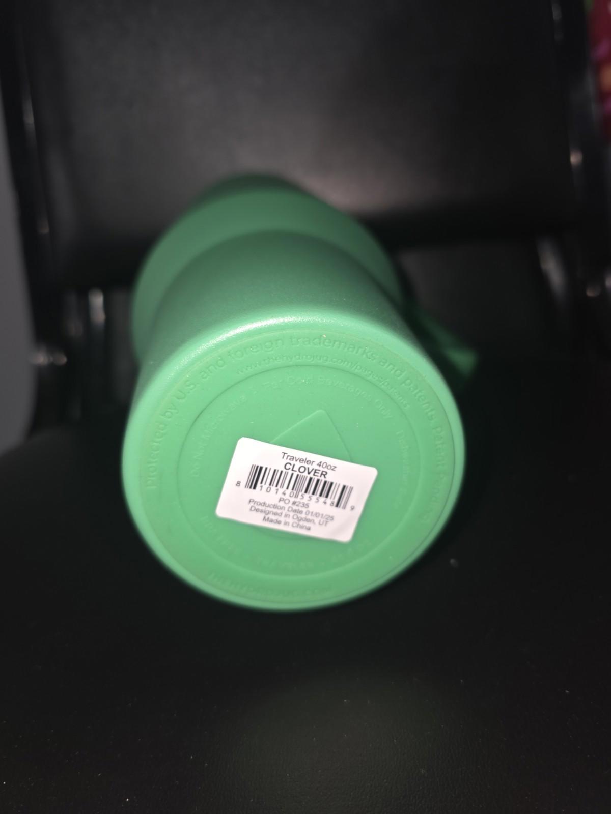 40oz Hydro Jug Stainless Steel Tumbler Clover Green