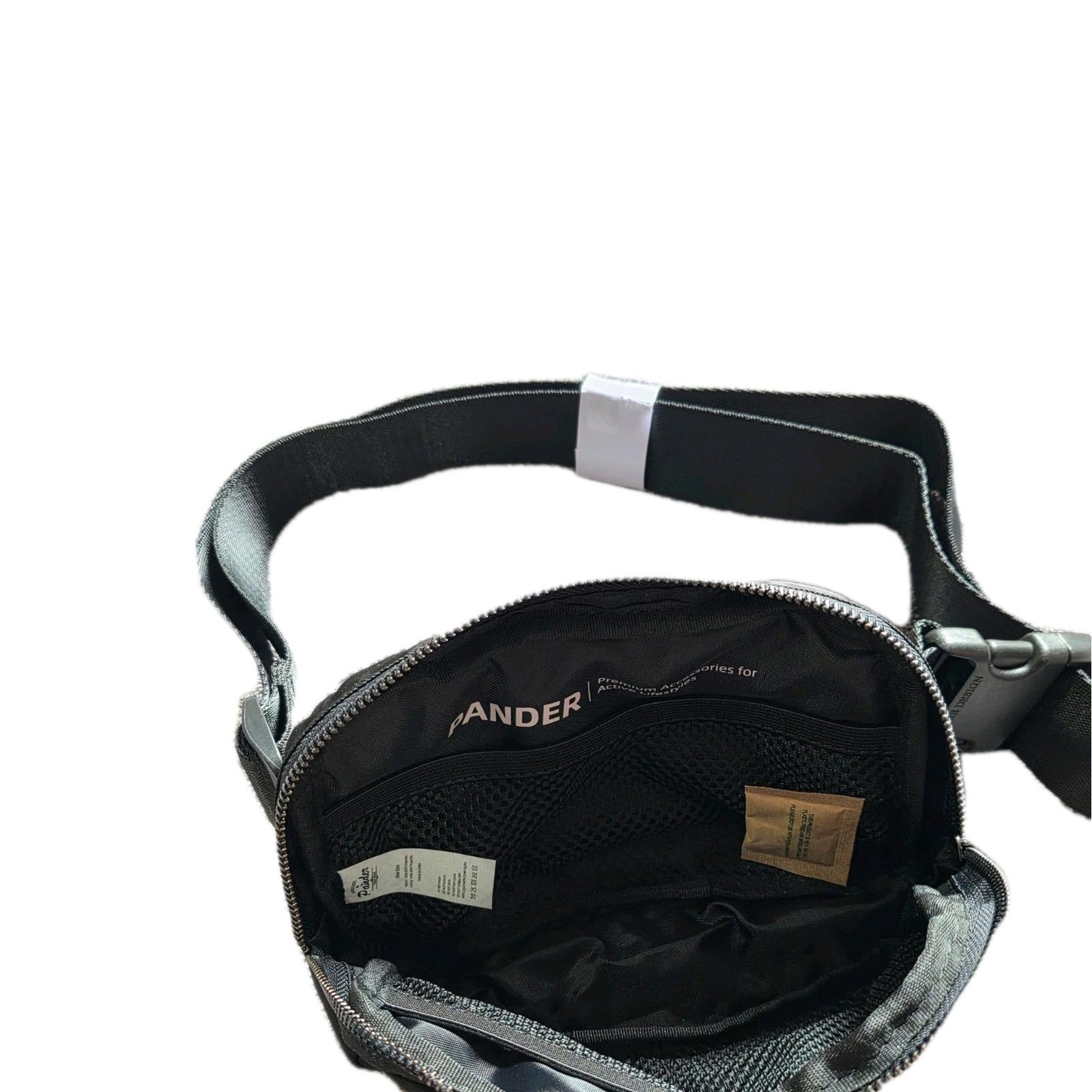 Pander Belt Bag Black Crossbody Fanny Pack Travel Waist Pouch New in Bag