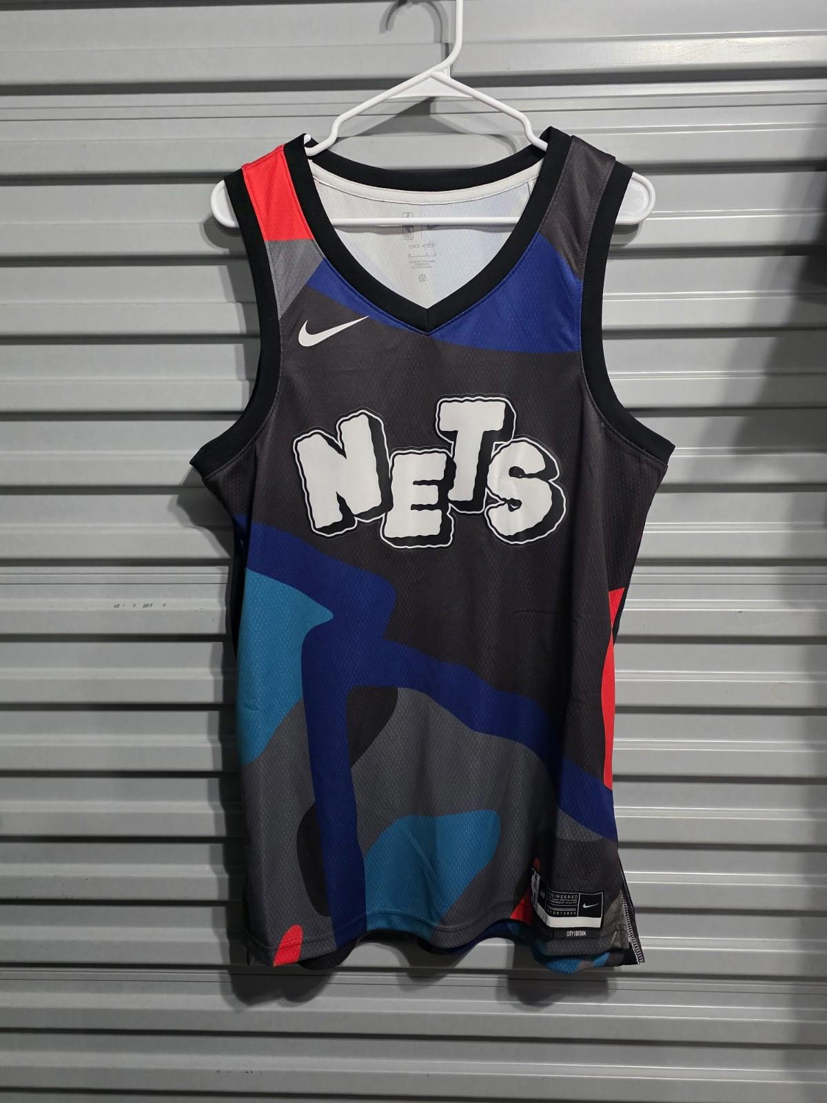 Brooklyn Nets City Edition NBA Basketball Dri Fit Jersey Size Large 48 NWT Nike