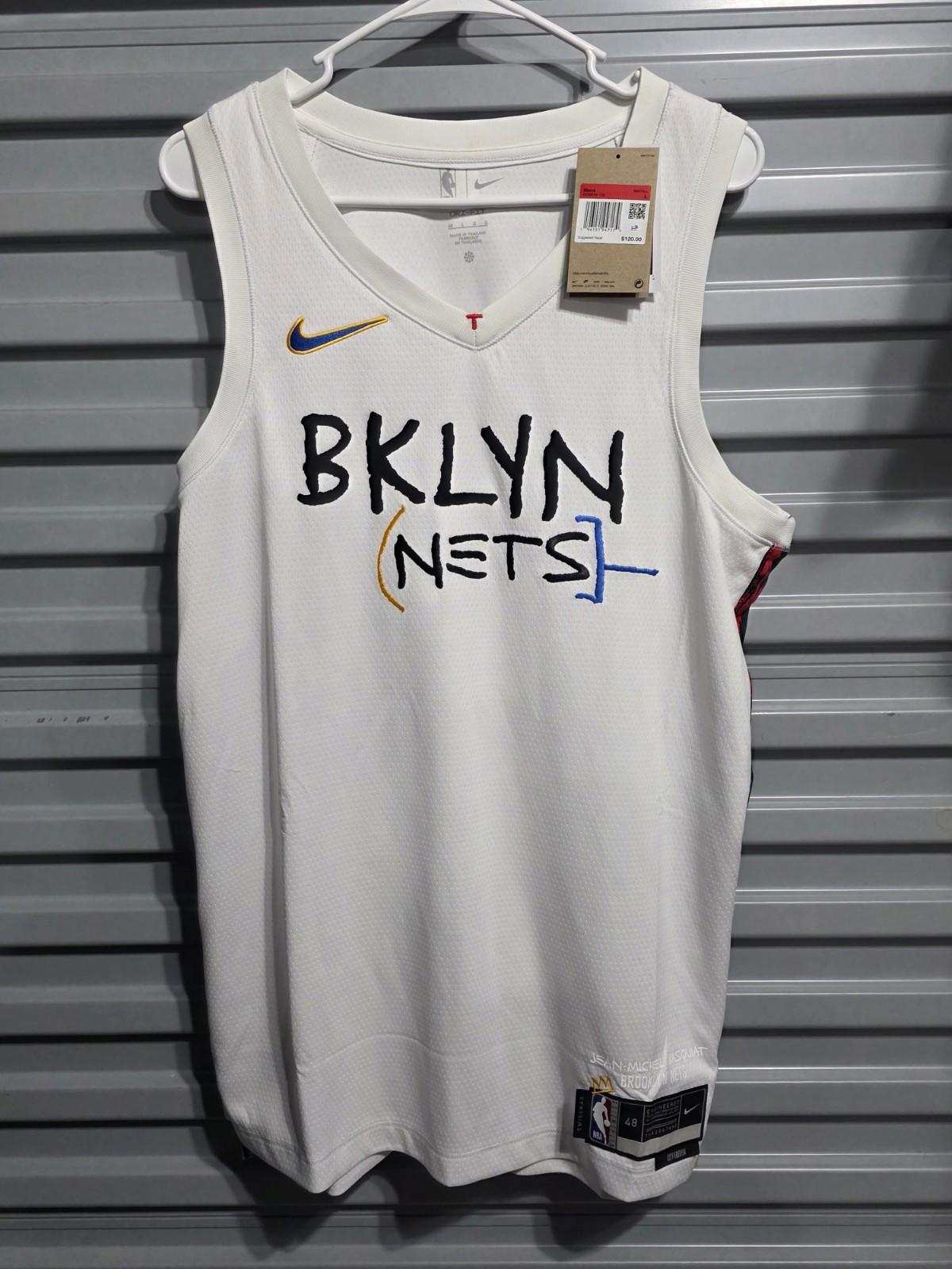 Brooklyn Nets Nike Authentic Swingman City Edition Men’s Large 48 NWT