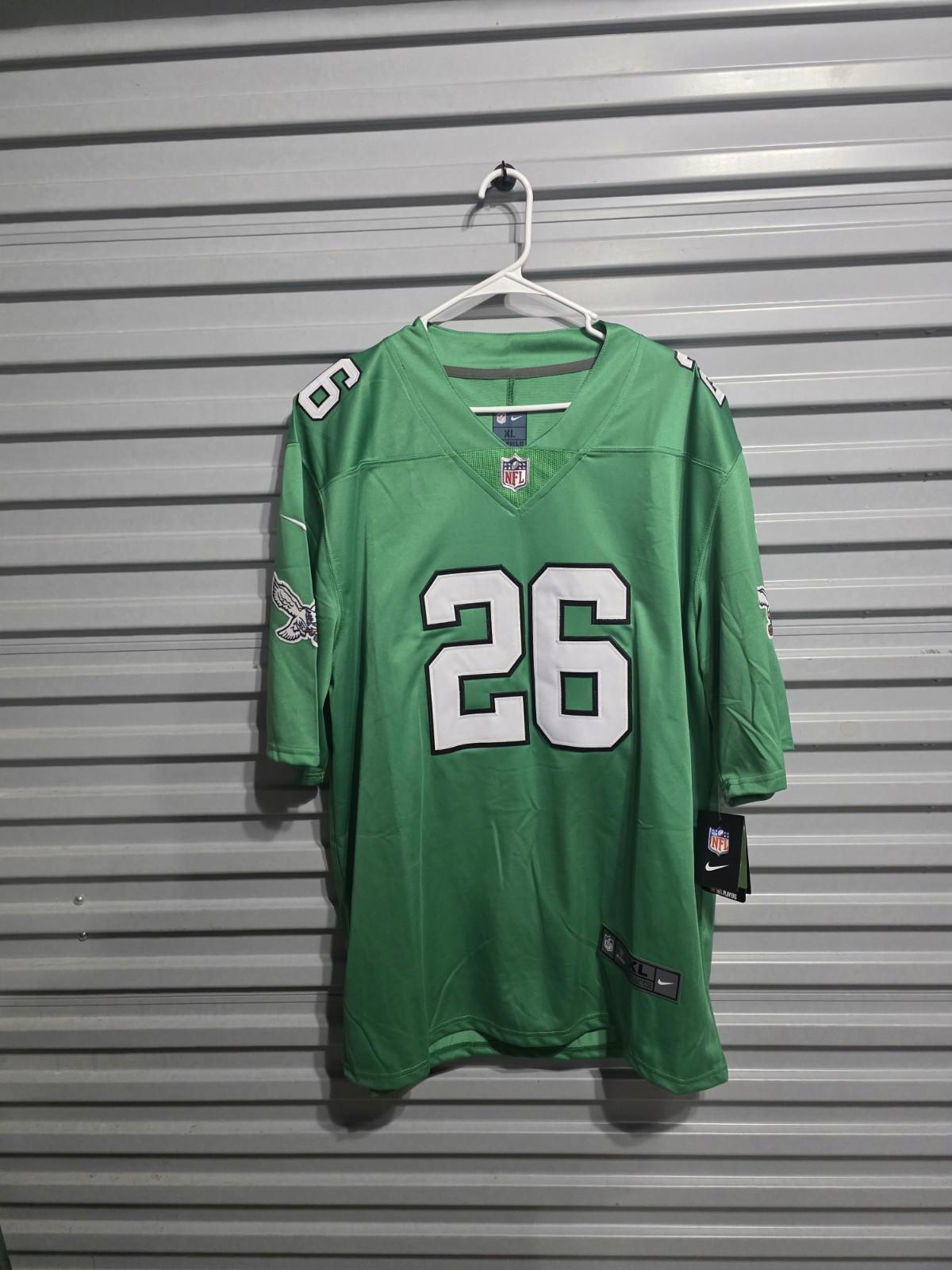Nike Philadelphia Eagles XL On Field Saquon Barkley Jersey Kelly Green