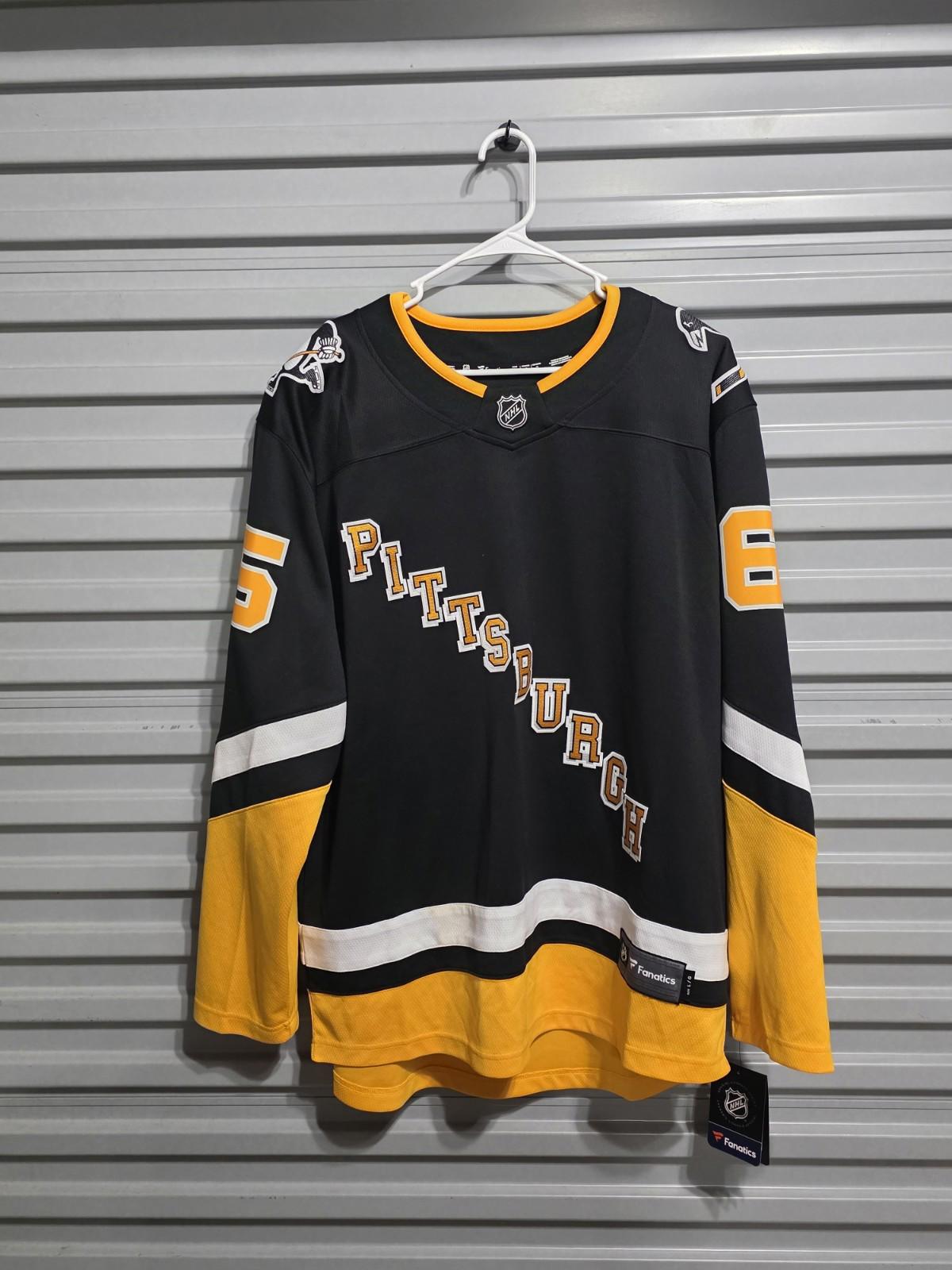 Fanatics Erik Karlsson Black Pittsburgh Penguins Breakaway Jersey Men's Size L