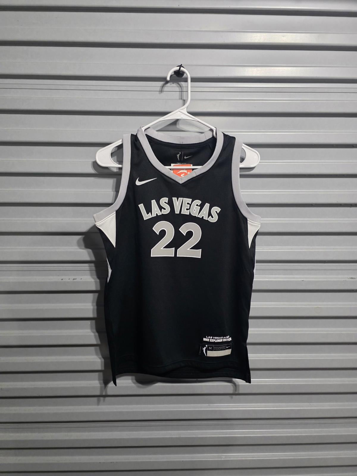Nike WNBA Las Vegas Aces Aja Wilson Jersey Youth Small