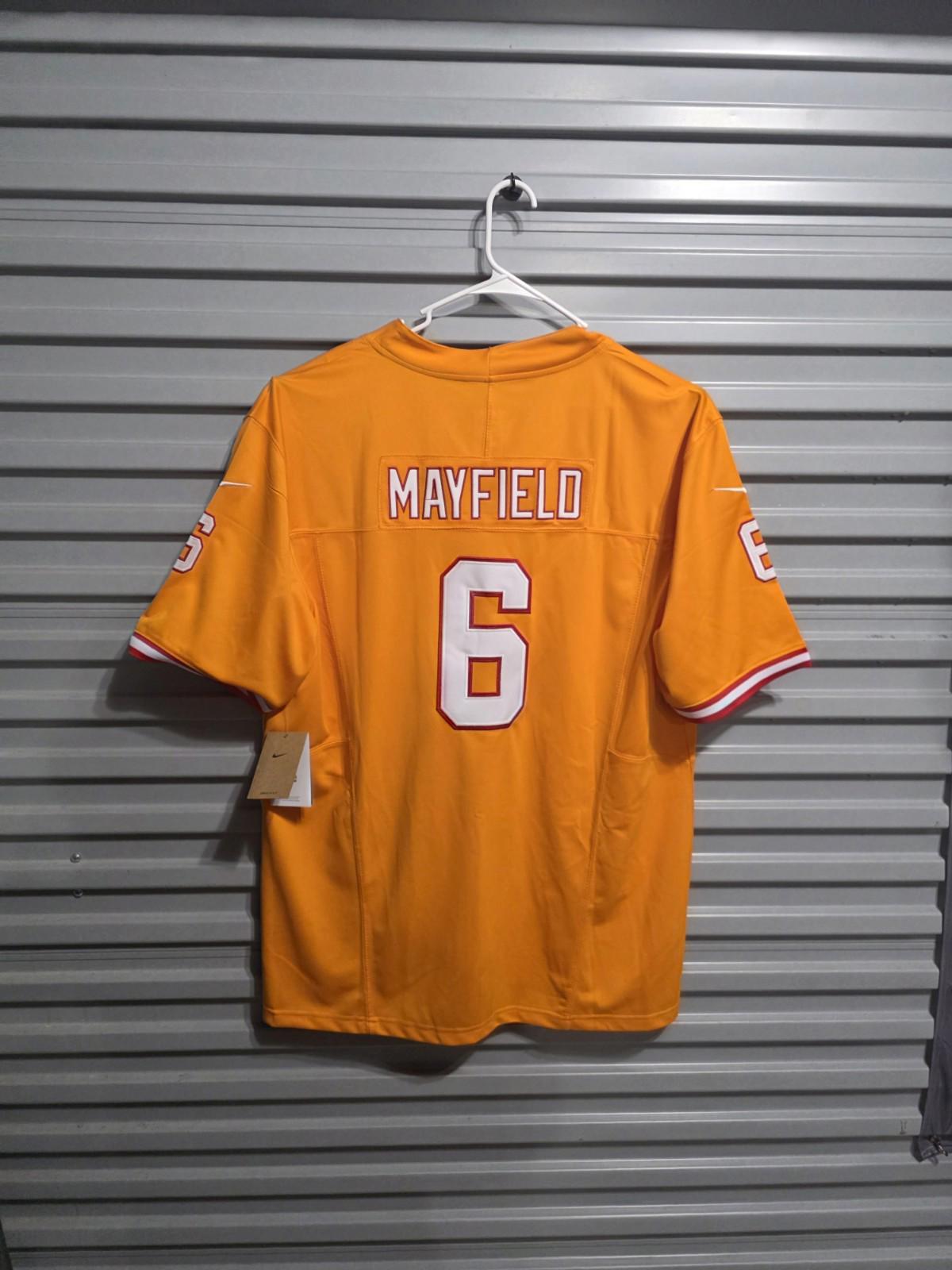 Nike Tampa Bay Buccaneers 2xl Baker Mayfield On Field Jersey Orange